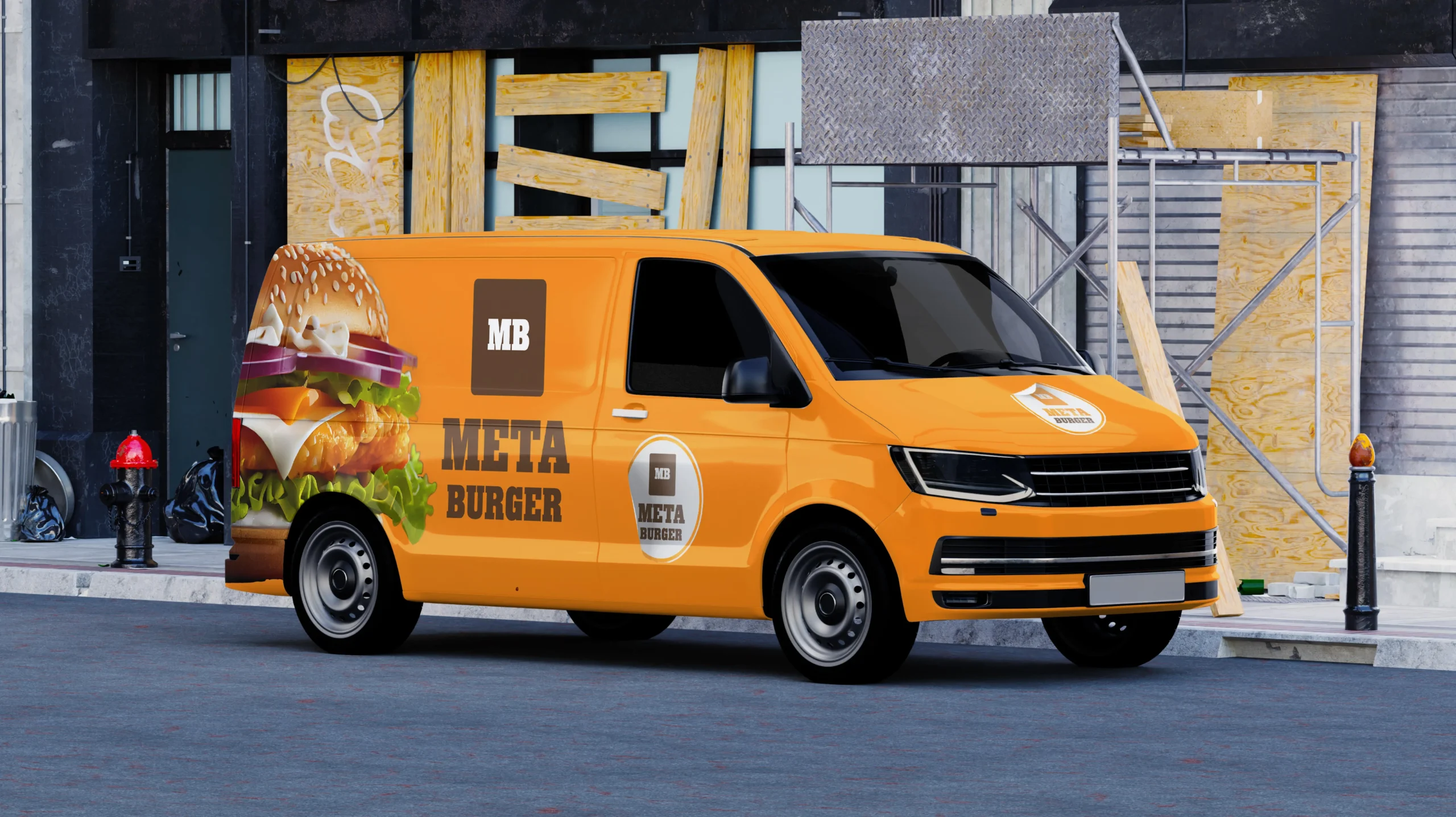 Meta Burger Innovative Brand Identity