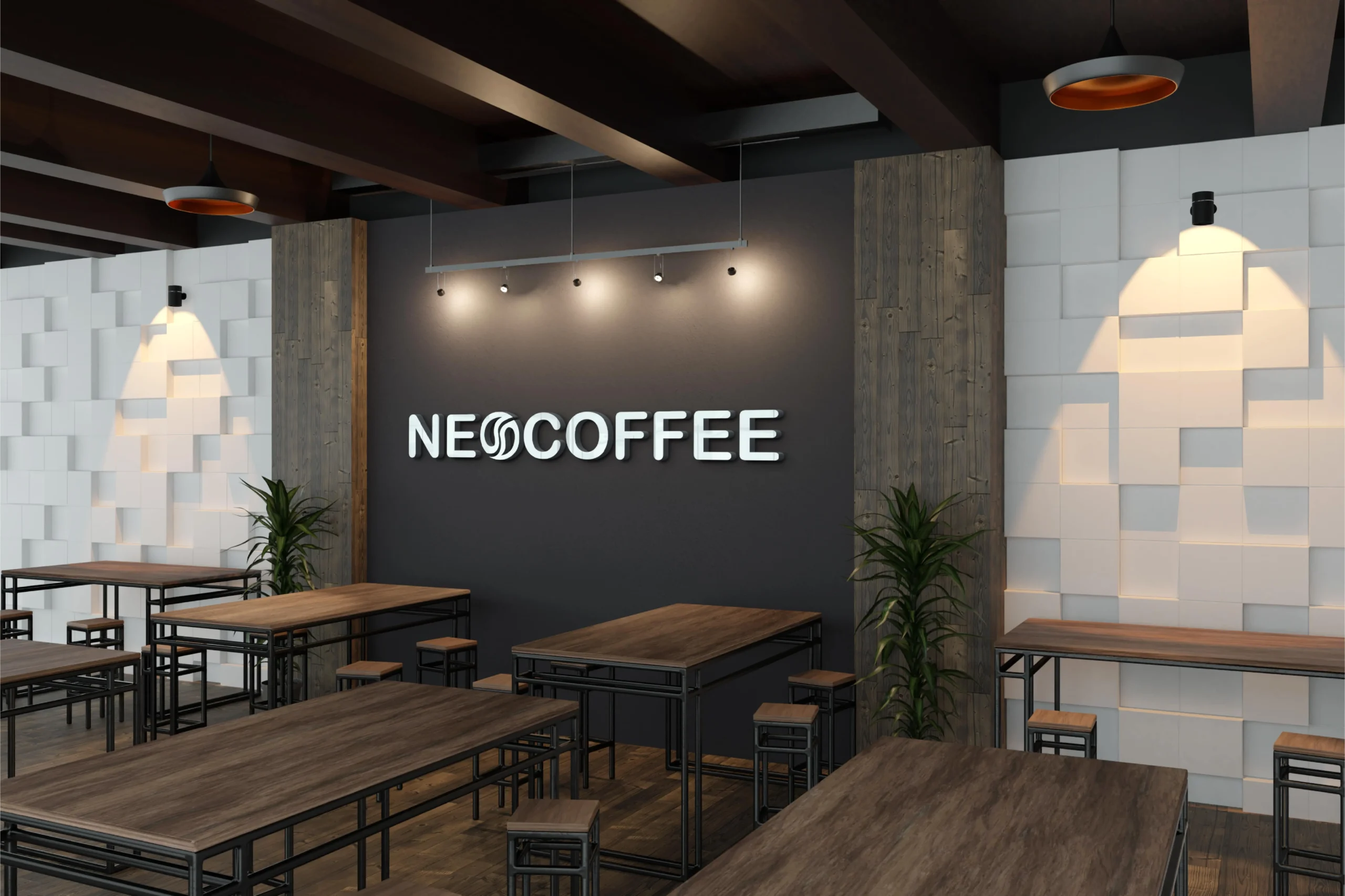 Neo Coffee Outlet Interior Design